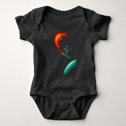 Kosmische Divergenz Baby Strampler (Vorderseite)