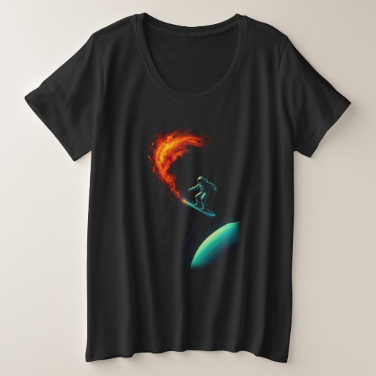 Kosmische Divergenz Große Größe T-Shirt (Design vorne)