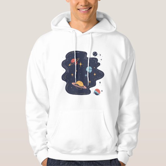 Kosmische Drift Hoodie (Vorderseite)