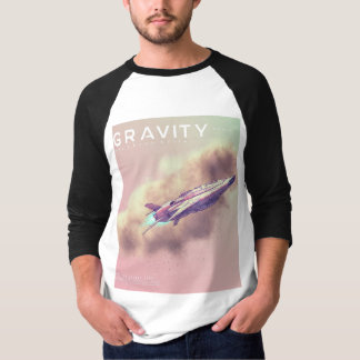 Kosmische Drift: Schwerkraft Inspiriert Raumschiff T-Shirt