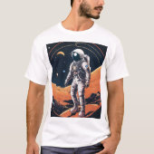 Kosmische Drift: Spacewalk-T - Shirt (Vorderseite)