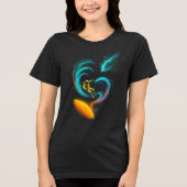 Kosmische Drift: Wirbelnde Nebelreise Tri-Blend Shirt (Vorderseite)