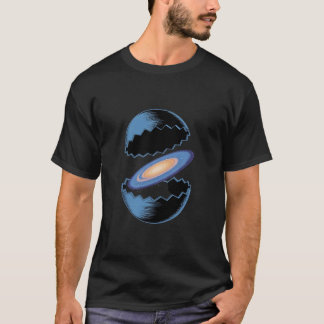 Kosmische Ei-Galaxie-Kunst - Surrealer Weltraumgeb T-Shirt
