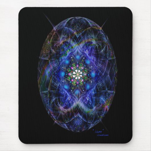 kosmische Eikopie Mousepad (Vorne)