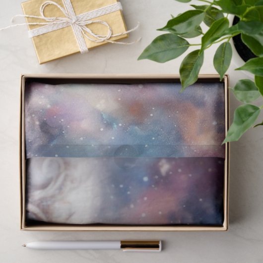 Kosmische Einhorn-Traumlandschafts-Decoupage Seidenpapier (Geschenk)