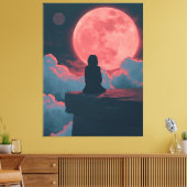 Kosmische Einsamkeit Leinwanddruck (Insitu (Wohnzimmer))