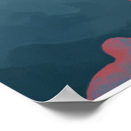 Kosmische Einsamkeit Poster (Ecke)