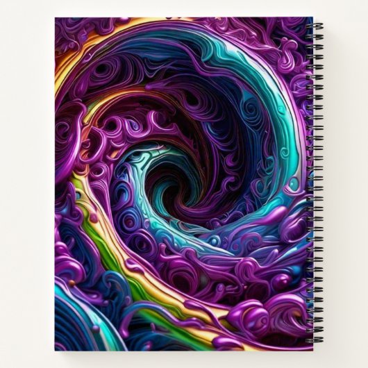 Kosmische Elegance Notizblock (Rückseite)