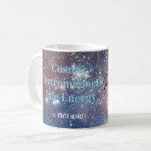 Kosmische Elektromagnetische Lebensenergie Kaffeetasse (Vorderseite Links)