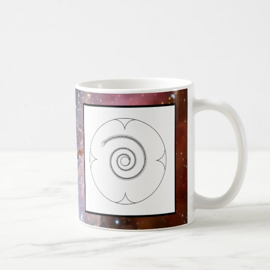 Kosmische Elektromagnetische Lebensenergie Kaffeetasse (Rechts)