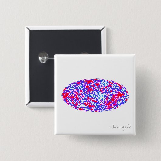 Kosmische Energie -- flippige Version Button (Vorne & Hinten)