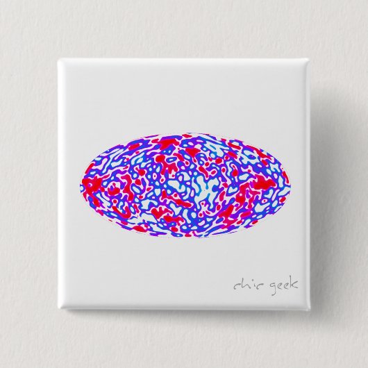 Kosmische Energie -- flippige Version Button (Vorderseite)