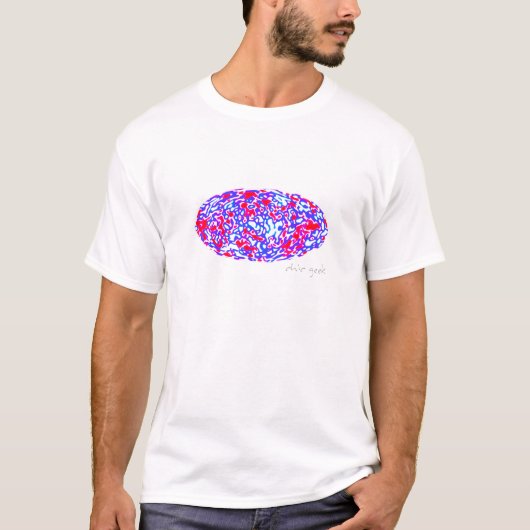 Kosmische Energie -- flippige Version T-Shirt (Vorderseite)