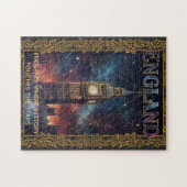 Kosmische englische Big Ben-Himmels kunst Puzzle (Horizontal)