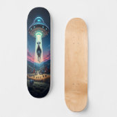 Kosmische Entführung Edition 2 Skateboard (Vorderseite)