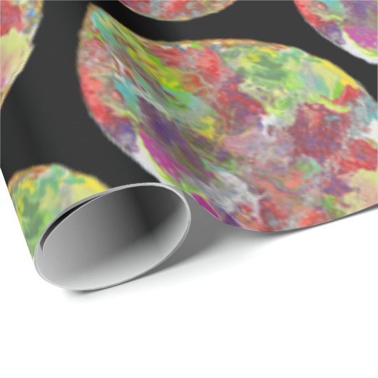 Kosmische Erde Geschenkpapier (Rolleneckpunkt)