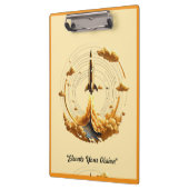 "Kosmische Erkundung enthüllt" Klemmbrett (Links)