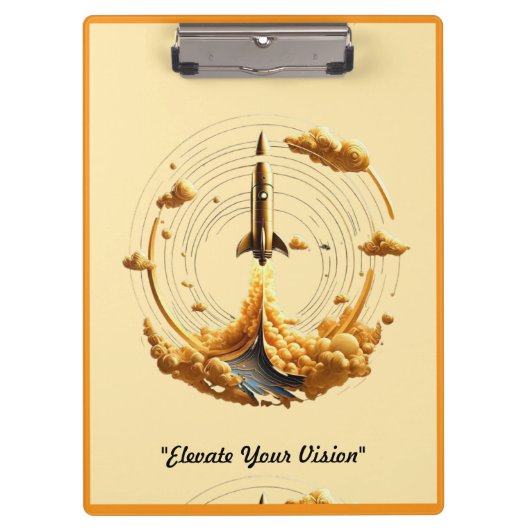 "Kosmische Erkundung enthüllt" Klemmbrett (Vorderseite)