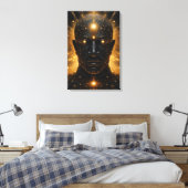 Kosmische Erleuchtung Leinwanddruck (Insitu (Schlafzimmer))
