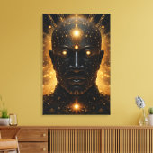Kosmische Erleuchtung Leinwanddruck (Insitu (Wohnzimmer))