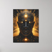 Kosmische Erleuchtung Leinwanddruck (Vorderseite)