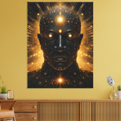 Kosmische Erleuchtung Leinwanddruck (Insitu (Wohnzimmer))