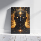 Kosmische Erleuchtung Leinwanddruck