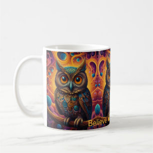 Kosmische Eule der Weisheit Kaffeetasse