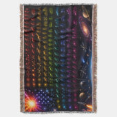 Kosmische Evolution der amerikanischen Flagge | Ur Decke (Vorderseite Vertikal)