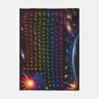 Kosmische Evolution der amerikanischen Flagge | Ur Fleecedecke