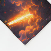 Kosmische Evolution der amerikanischen Flagge | Ur Fleecedecke (Ecke)