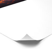 Kosmische Evolution der amerikanischen Flagge | Ur Fotodruck (Ecke)