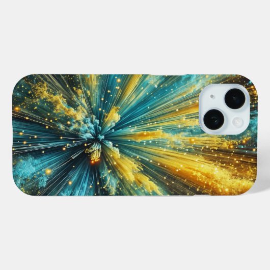 kosmische Explosion Case-Mate iPhone Hülle (Rückseite (Horizontal))