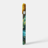 kosmische Explosion iPhone 15 Hülle (Linke Seite)