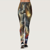 Kosmische Explosion von Frauen Leggings (Rückseite)