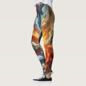 Kosmische Explosion von Frauen Leggings (Links)