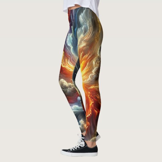 Kosmische Explosion von Frauen Leggings (Links)