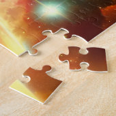 Kosmische Explosionsspuren brechen bei planetarisc Puzzle (Seite)