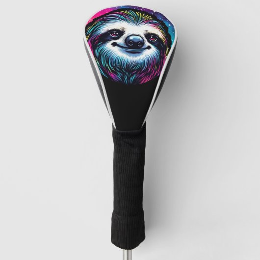 Kosmische Fahne Golf Headcover (Vorderseite)