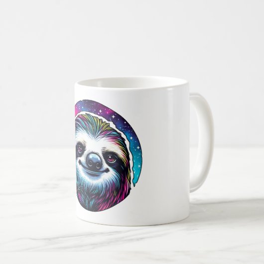 Kosmische Fahne Kaffeetasse (VorderseiteRechts)