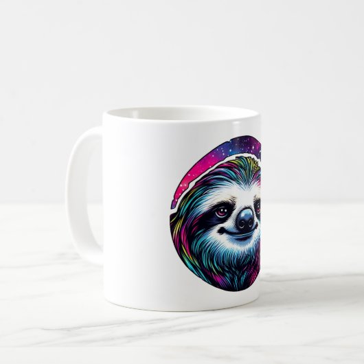 Kosmische Fahne Kaffeetasse (Vorderseite Links)