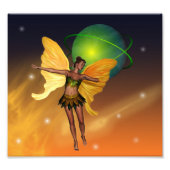 Kosmische Fairy Fotodruck (Vorne)