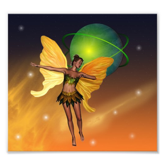 Kosmische Fairy Fotodruck (Vorne)