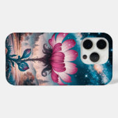 Kosmische Fantasie Magische Blume Case-Mate iPhone Hülle (Rückseite (Horizontal))