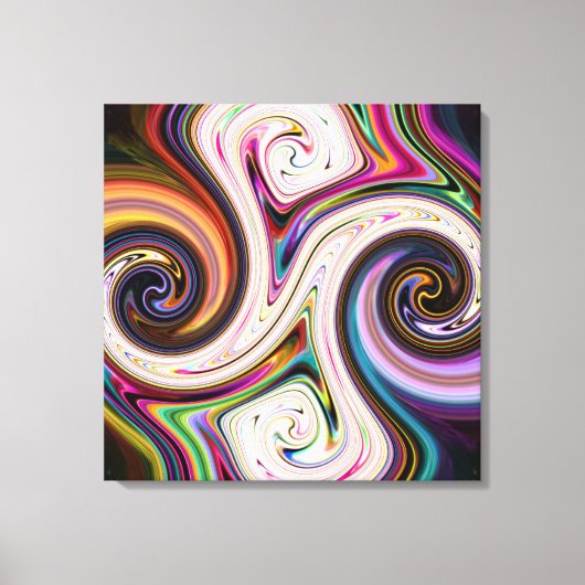 Kosmische Farben 5 Wirbel Canvas Prints Leinwanddruck (Vorderseite)