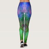 Kosmische Farben Leggings (Rückseite)