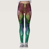 Kosmische Farben Leggings (Vorderseite)