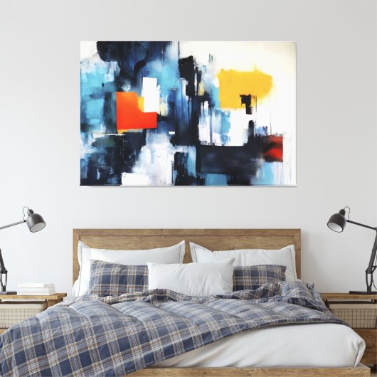 Kosmische Farben Leinwanddruck (Insitu (Schlafzimmer))