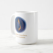 Kosmische Feder  Kaffeetasse (Vorderseite Links)