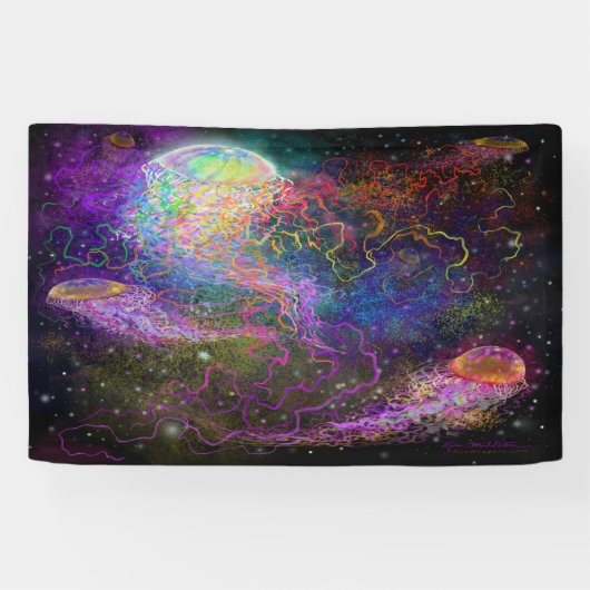 Kosmische Feier Banner (Horizontal)